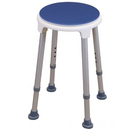 BLUE SEAT bath stool with rotating seat