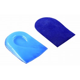 Silicone heel spur fabric covered