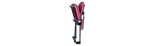 Foldable commode chairs